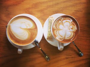 two coffee cups