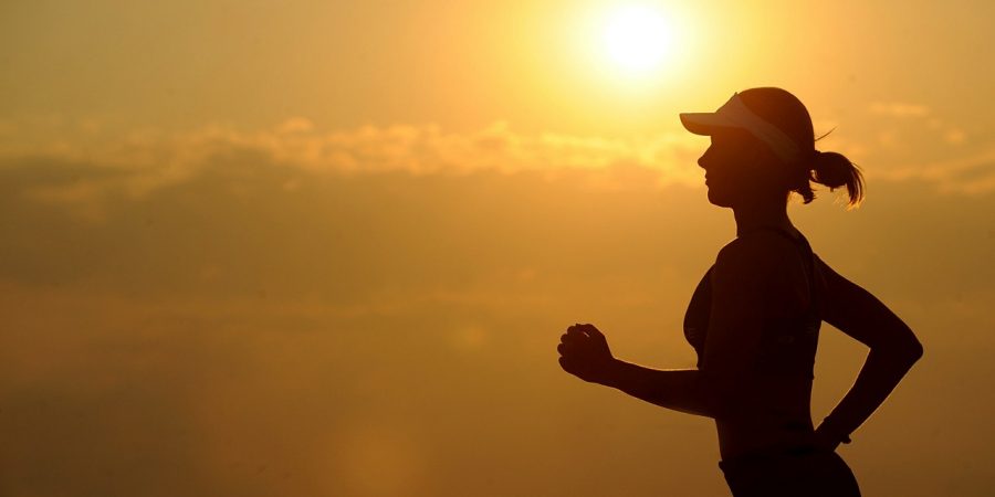 woman running