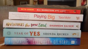 stack of books
