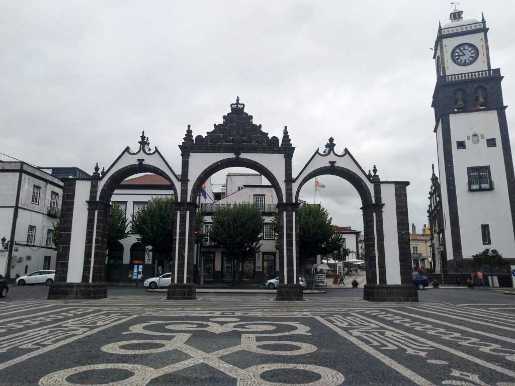 The Old City Gates in Ponta Delgada