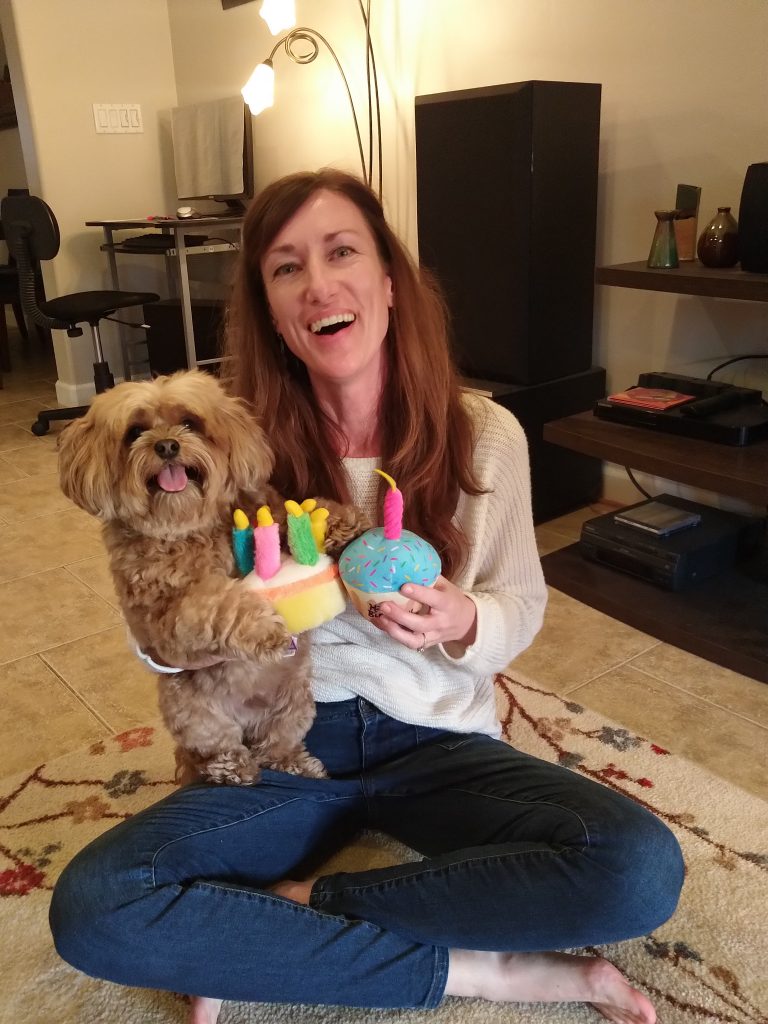 dog and stepmom