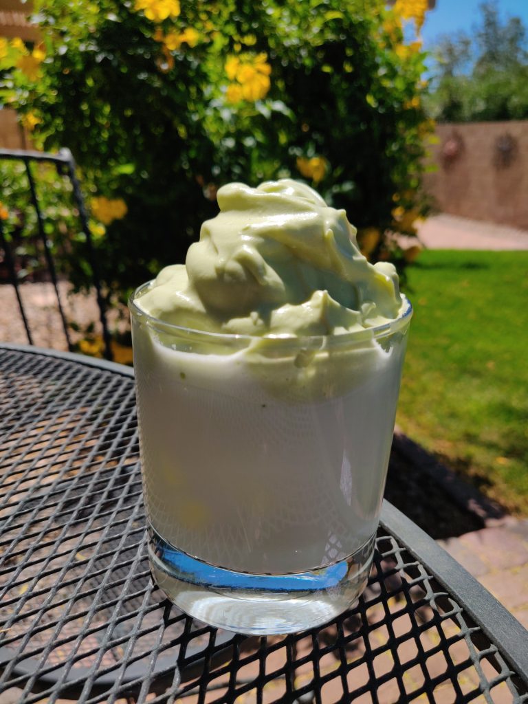Dalgona Matcha Latte