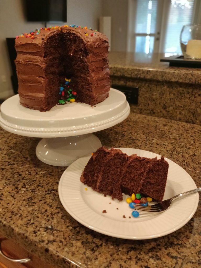 chocolate pinata cake