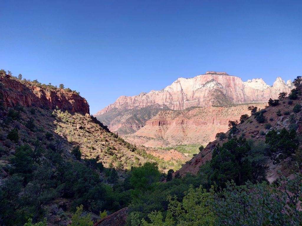 View from Watchman Trail in Zion National Park