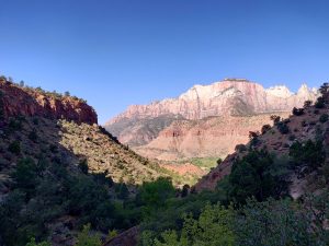 View from Watchman Trail in Zion National Park