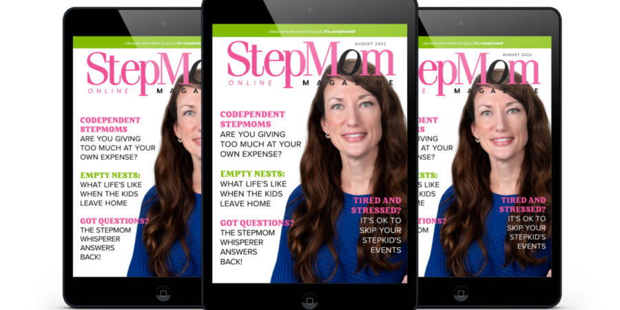 Cover girl of August 2022 StepMom Magazine issue