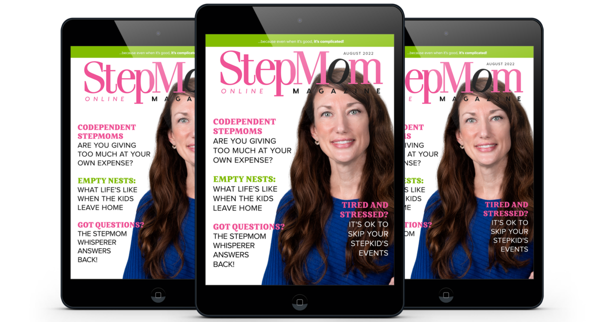 Cover girl of August 2022 StepMom Magazine issue